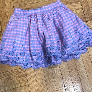 Gap x Sarah Jessica Parker GINGHAM skirt